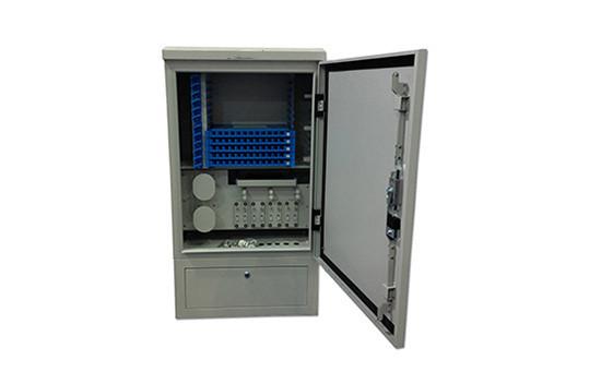 144/288 Core Fiber Optic Cabinet Outdoor Floor Standing High Intensity Anti