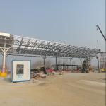 Q235B Toll Plaza Canopy Construction Bending Galvanized Quilk Installation