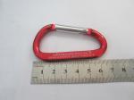 D-shaped Aluminum Alloy Climbing Carabiner for sale