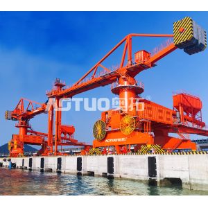 500DWT-100000DWT Orbital Mobile Screw Unloader Efficient Environmentally