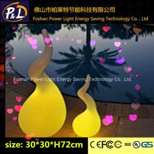 China Wireless Colorful Glow LED Pillar Lamp factory