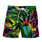 Anti UV Polyester Board Shorts Custom Picture Swim Trunks Sustainable