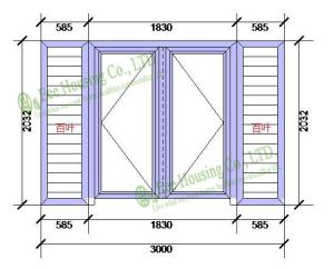 China Aluminum Glass Louvered windows,Hurricane-proof Louvered windows,shutters,Jalousie louver factory