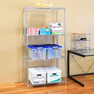 China 30&quot; W X 14&quot; D 4 - Layer Heavy Duty Storage Shelving For Office NSF factory