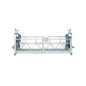 China Aluminum ZLP630 6 meters counter weight construction gondola for sale factory
