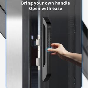China Digital Smart Fingerprint Sliding Door Lock Tuya Password Card Face Recognition Unlock factory