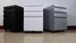 3 Drawers 0.6mm Office Filing Cabinets Cold Rolled Steel