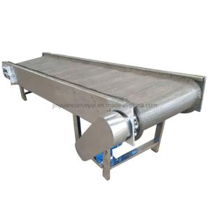 China 304 Stainless Steel Mesh Belt Chain Plate Conveyor for Food Sale factory