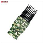 Handheld 16 Antenna WiFi Radio Military Signal Jammer 3G 4G 5G