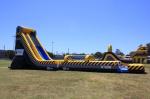 Commercial Big Inflatable Water Slide Long Lifespan Puncture Proof For Amusement