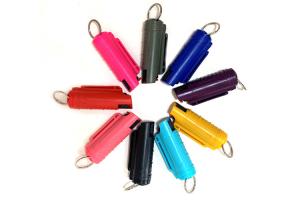 China Max Strength 12ft Key Chain Pepper Spray For Women Self Defense factory
