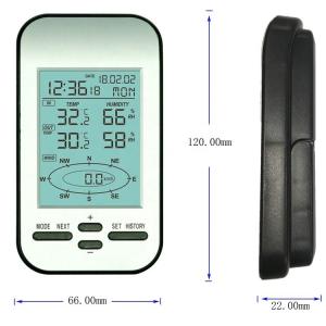 China Professional Weather Station Indoor And Outdoor LCD Display ODM factory