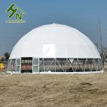 2 Ventilation Window Igloo Dome Tent 15m Diameter Exhibition Transparent