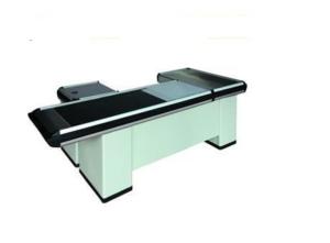 China Electric Checkout Counter Desk With Motor / Rustless Cash Counter factory
