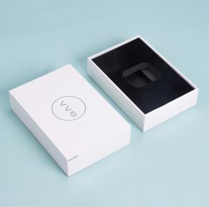 China AI Paper White Cardboard Gift Boxes With Lids EVA Insert factory