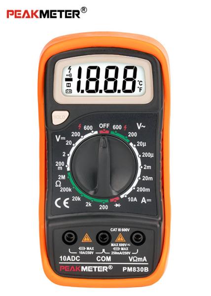 High Accuracy Digital Multi Tester , Capacitance Meter Professional Digital