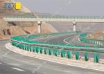 Wave Metal Road Safety Barriers Bridge Guardrail For High Speed Highways