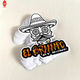 China Doodle Skull Adhesive Paper Stickers factory