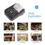 Bluetooth 58mm Thermal Printer 2 Inch Mini Pocket Thermal Printer For Supermarke