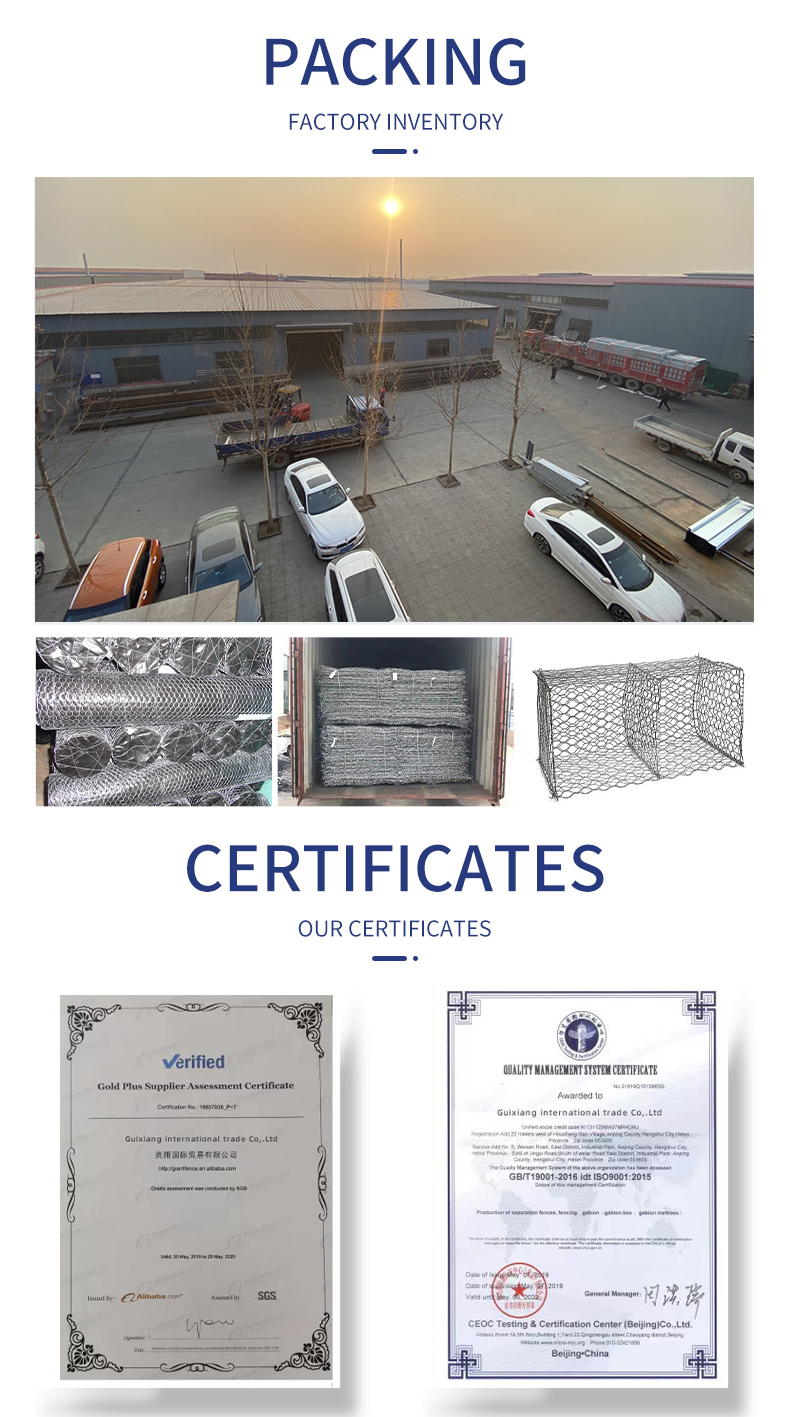 Widely Used Superior Quality gabionnet roll customizable garden buildings hexagonal lead customize farms iron wire mesh cage