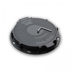 China D400 C250 B125 Fiberglass Manhole Cover , Composite FRP Chamber Cover With Frame on sale