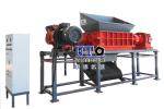 high efficiency two shear shredder / double shaft shredder / two rotor crusher/