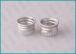 13mm Silver Aluminum Screw Caps , Customized Metal Screw Caps For Glass Bottles
