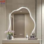 Customized Size Silver Mirror LED Bathroom Wall Light for Living Room Bedroom