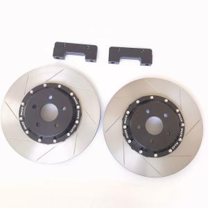 China 355*28mm Cast Iron Brake Disc With Alloy Center Bell Bracket factory