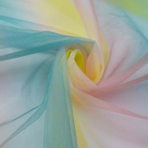 China Party Evening Gown Wedding Dress Tulle 3D Flower Lace Fabric factory