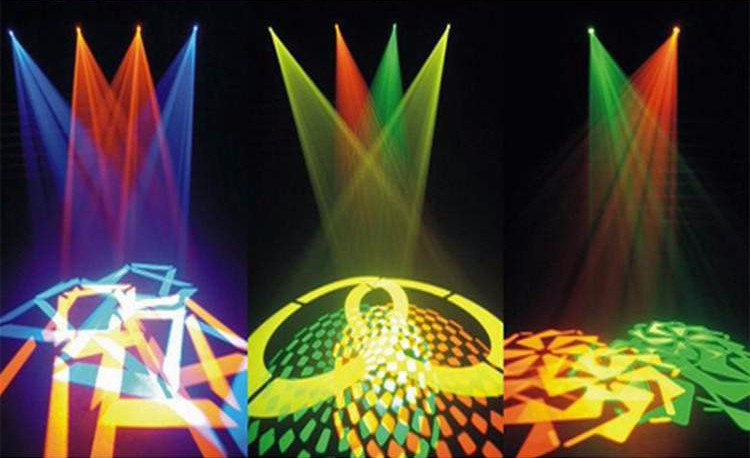 Colorful Led Mini Wash Moving Head Light , LED Gobo Light With 15CH Channels