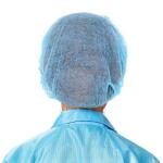 Anti - Dust Disposable Head Caps Non Woven For Hospital / Laboratory Use