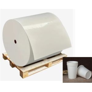 Recycled Raw Synthetic Paper Rolls with PE Coated for Coffee Cup Making for