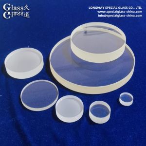 China Custom Size Optical Circular Glass Lens for Industrial Sensors and Optical Instruments factory