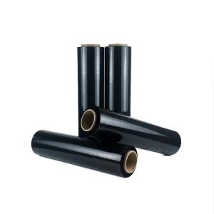 China Black LLDPE Pallet Stretch Wrap Film 30cm 60cm factory