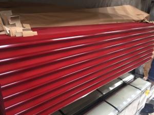 China Structural Use Corrugated Steel Roof Sheets With Matt Finishing Surface Corrugated Steel Roof Sheets factory
