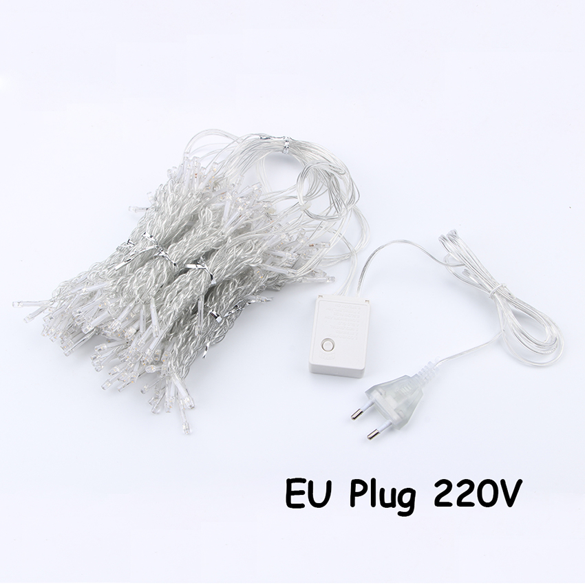 3x1M Led Icicle Led Curtain Fairy String Light Fairy Light Led Christmas Light Garland For Wedding Home Window Party