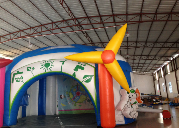 Sealed Blow Up Shelter Tent , Advertising Car Blow Up Gazebo Tent Pvc Tarpaulin