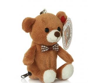China Teddy bear key chain & Animal shape dog foldable portable on sale