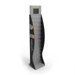 Retail Store PVC Display Stand Glove Display Rack Pegboard Display Stand With