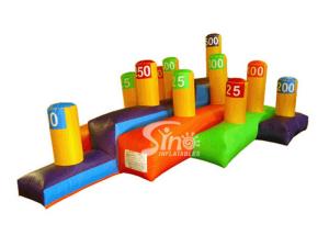 China Great Fun Outdoor Kids N Adults Interactive Inflatable Throw Ring Toss Games factory
