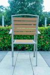 Sun Poolside Daybed Outdoor Furniture Garden Sofas Sets Patio Teak Wooden High