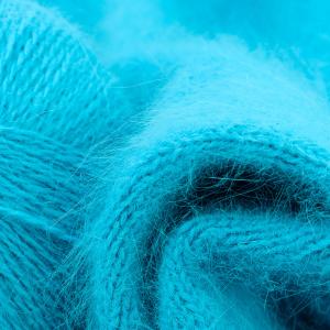 China Warm 14S 70% Fluffy Angora Brushed Yarn Fibers 30 Nylon Hand Machine Knitting factory