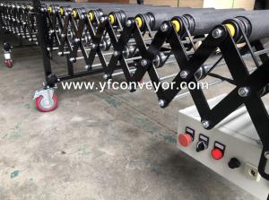 China Telescopic Flexible Powered/Motorized Roller Rubber Conveyor factory