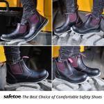 M-8025FM Safety Shoes Work Boots S3 SRC Leather Steel Toe Boots Womens