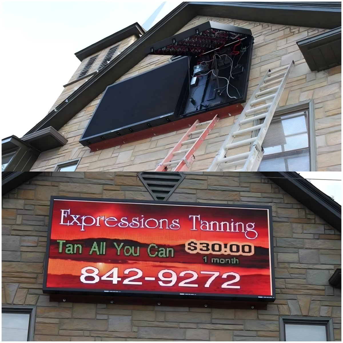 P2.6 Outdoor Front Open LED Cabinet Screen Advertising LED Display LED Wall