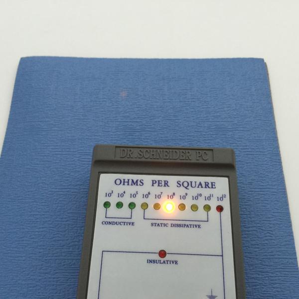 Static Dissipative ESD Safe Materials Vinyl ESD Floor Mat Smooth Or Textured Surface