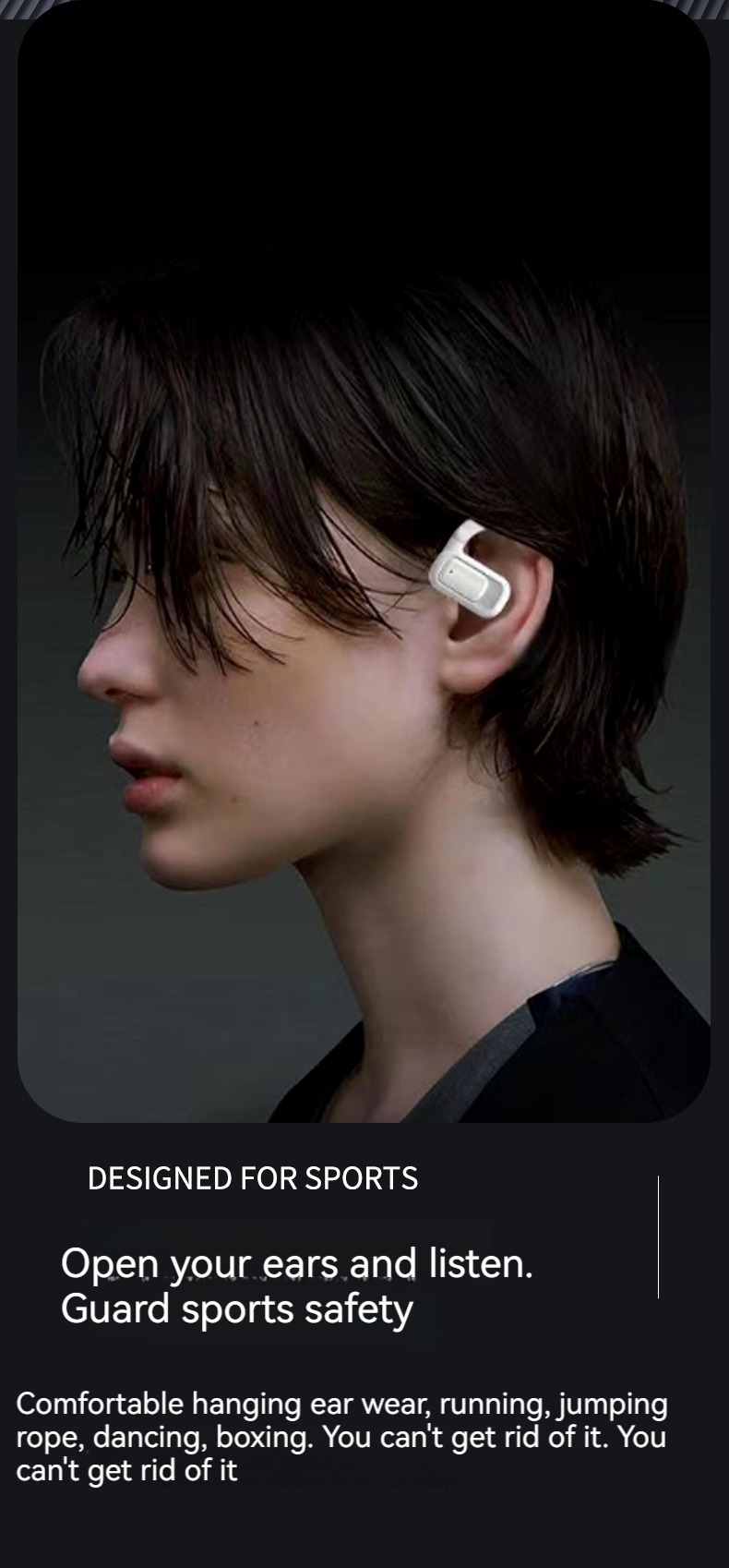 Wireless Stereo Headphones with AI Call Noise Cancelling 30H Playing Time AAC Codecs