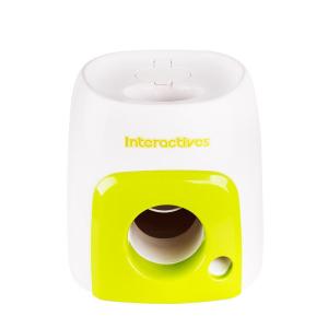 China Pet Tennis Ball Launcher Dog Interactive Food Reward Machine factory