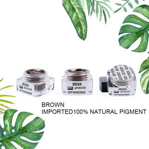 China Organic Semi Permanent Makeup Pigments Microblading Manual Eyebrow Tattoo Ink factory